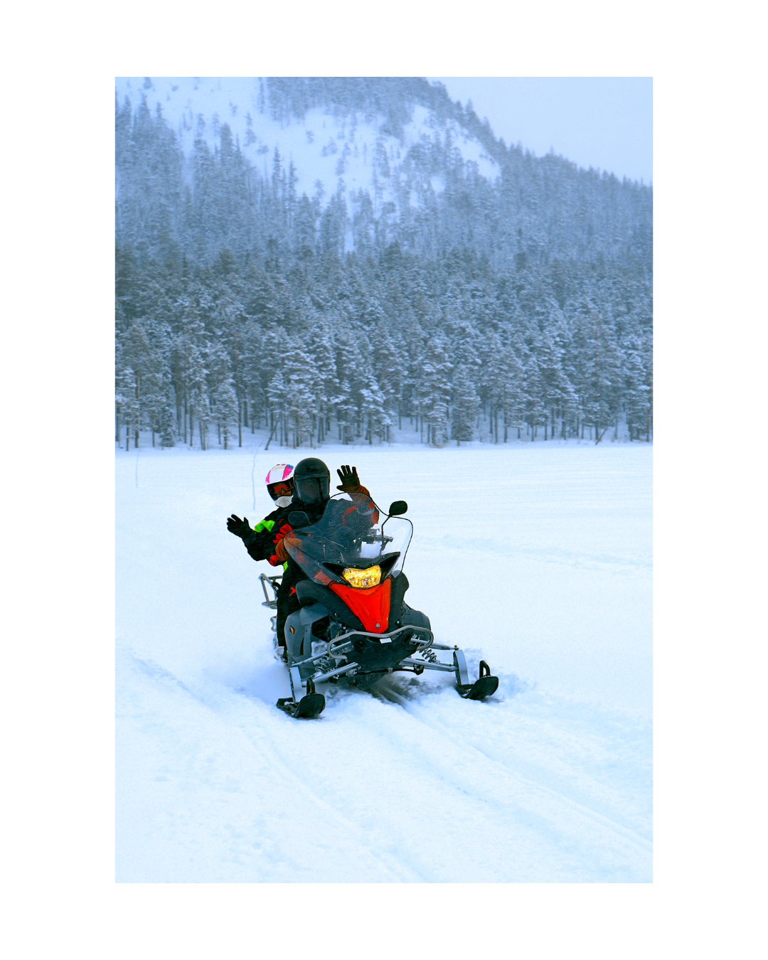 scooter des neiges Laponie